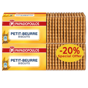 Papadopoulos Petit-Beurre Biscuit 225G -25% X2