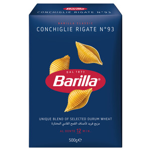 Barilla N' 93 Conchiglie Rigate 500G