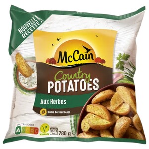 Mccain Frozen Country Potatoes Aux Herbes 780G