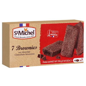 St Michel 7 Brownies Chocolat 210G