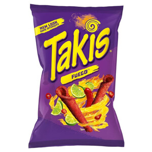 Takis Fuego Tortilla Chips Hot Chili Pepper & Lime 56G