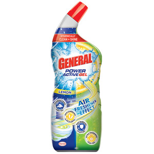 Der General Toilet Bowl Cleaner Power Active Gel Lemon 750Ml