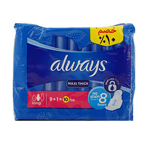 Always Maxi Thick Long 9+1Free 10S