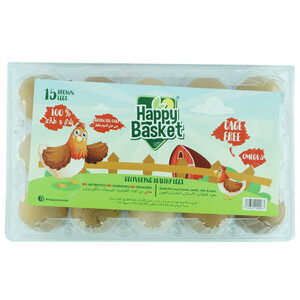 Happy Basket Red Eggs 15Pcs