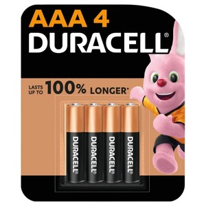 Duracell Battery 50% Longer Aaa 4 Pieces