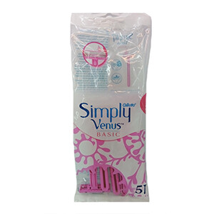 Gillette Simply Venus Basic 2 Blades 5Pcs