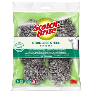 Scotch Brite Stainless Steel Metal 6 Pieces