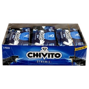 Chivito Stick Dynamik Gum Sugar Free 5 Pieces 8.5G X24