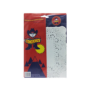 Boudy Dentelle Rect 20X30cm 25Pcs