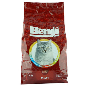 Benji Cat Food With Meat 2Kg