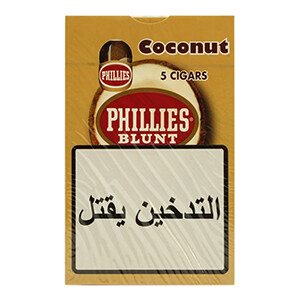 Phillies 5 Cigars Blunt Coconut