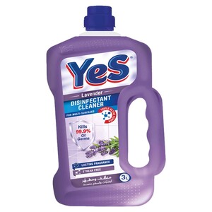 Yes Disinfectant Cleaner Lavender 3L