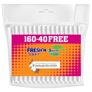 Fresh'n Soft Cotton Buds 200 Pieces