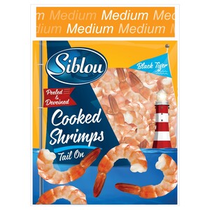 Siblou Frozen Shrimps Cooked & Peeled Medium 400G