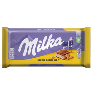 Milka Crème & Biscuit 100G