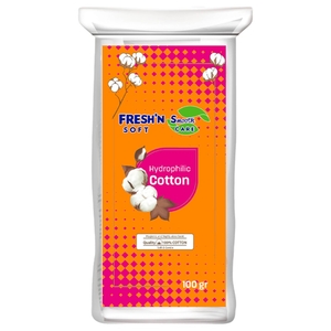 Fresh'n Soft Cotton Wool Bag 100G
