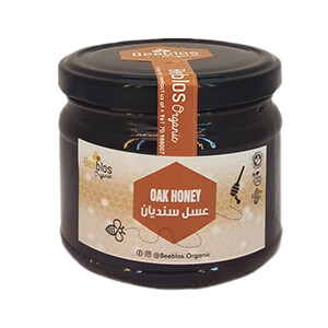 Beeblos Organic Raw Honey Oak 370G