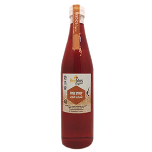 Beeblos Organic Rose Syrup 500Ml