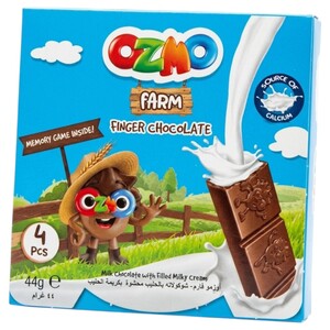 Ozmo Club Milk Chocolate With Cream Filling 44G