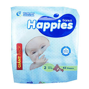 Happies Giant Small 62*3