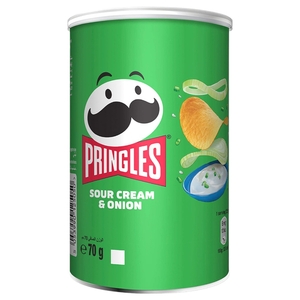 Pringles Potato Chips Sour Cream & Onion 70G