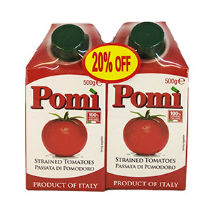 Pomi Strained Tomatoes 500G*2 -20%