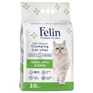 Felin Cat Litter Green Apple Scented 10L