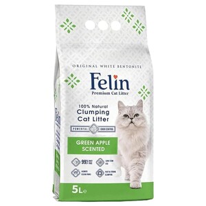 Felin Cat Litter Green Apple Scented 5L