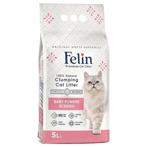 Felin Natural White Bentonite Baby Powder 5L