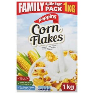 Poppins Corn Flakes Family Pack 1Kg