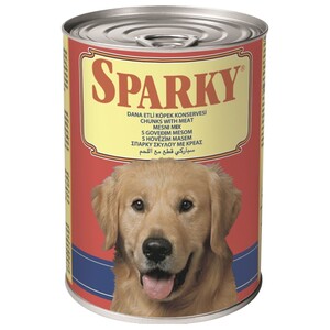 Sparky Chunks Adult Dog Wet Food Meat 415G