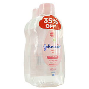 Johnson's Baby Oil Regular 300Ml*2 -35%