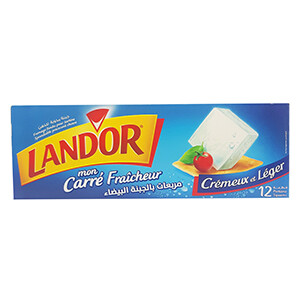 Land'or Square Processed Cheese 12Portions 168G