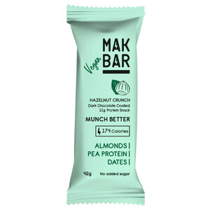 Mak Bar Protein Hazelnut Crunch Vegan 42G