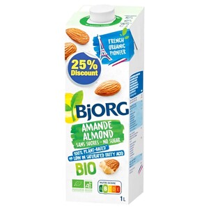Bjorg Lait D'amande Sans Sucre 1L-25%