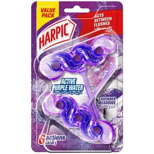 Harpic Active Fresh Toilet Rim Block Lavender 35G X 2 Pieces