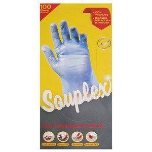 Souplex Gloves Lightly Powered Large 100 Pieces