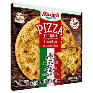 Maxim's Frozen Pizza Focaccia 265G