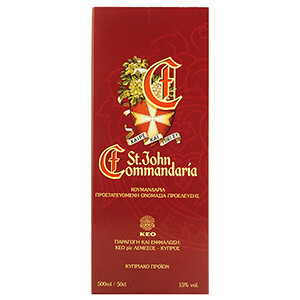 St John Commandaria Sweet Wine 50Cl