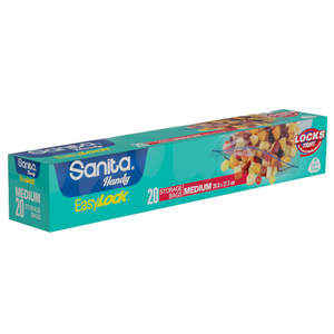 Sanita Handy Easy Lock Medium 20 Bags