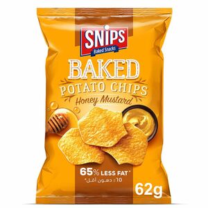 Snips Baked Potato Chips Honey Mustard 62G