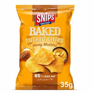 Snips Baked Potato Chips Honey Mustard 35G