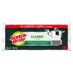 Scotch Brite Scrub Sponge Nailsaver 4 + 4 Free