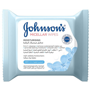 Johnson's Moisturising Wipes 25 Sheets