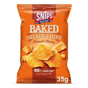 Snips Baked Potato Chips French Cheese 35G