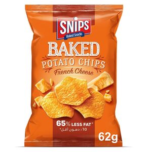Snips Baked Potato Chips French Cheese 62G