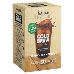 Najjar Cold Brew Coffee Pod 85G *3 10Pcs