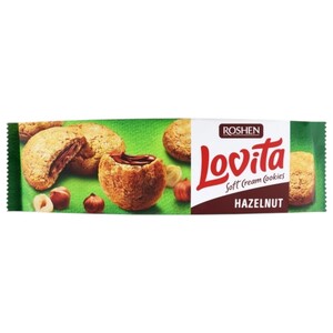 Roshen Lovita Cookies Hazelnut 170G