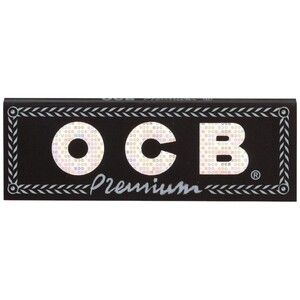 Ocb Premium Rolling Papers Black Thin 50 Pieces