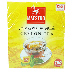 Maestro Ceylon Tea Bags 100G